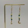 Boucles d'oreilles Lune