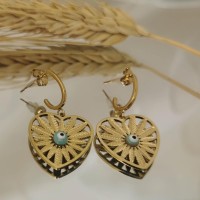 Boucles d'oreilles Cœur